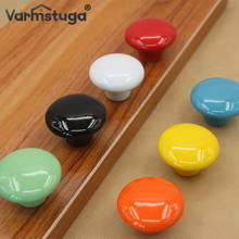 VARMSTUGA Ceramic Cabinet Knob Colorfull Children Handles for Furniture Drawer Knobs Cupboard Pulls 2024 - buy cheap