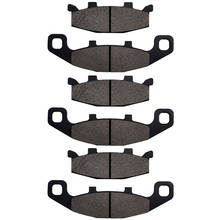 Yerbay Motorcycle Front and Rear Brake Pads For Kawasaki ZX GPX 600 C Ninja 1988 1989 1990 1991-1996 ZR 750 Zephyr 1987-1995 2024 - buy cheap