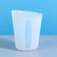 250 мл косой горлышко силиконовый мерный стакан подходит для смолы силиконовые мерные стаканы инструменты 2024 - купить недорого