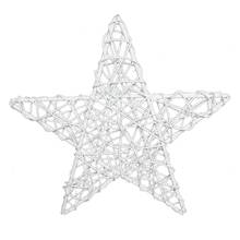 Christmas Decoration Natural Rattan Vine DIY Star Wreath Garland Party Christmas supplies Tree Home Window Decor Ornament 2024 - compra barato