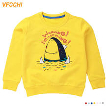 VFOCHI-sudaderas de manga larga para niños y niñas, sudaderas Unisex de 7 colores, ropa de primavera y otoño, 2021 2024 - compra barato