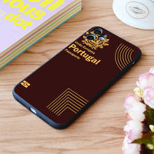 Funda con estampado de pasaporte para Iphone, carcasa suave y mate para iPhone 6, 7, 8, 11, 12 Plus Pro, X, XR, XS, MAX, SE 2024 - compra barato