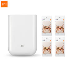 Original mijia ar impressora 300dpi portátil mini viagem festa bolso câmera diy compartilhar 500mah xiaomi rohs ce 2024 - compre barato