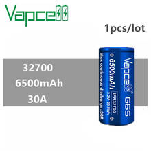 1 шт. Vapcell IFR 32700 батарея 6500 мАч 30A литий-ионная литиевая аккумуляторная батарея для фонарика/электроинструментов Бесплатная доставка 2024 - купить недорого