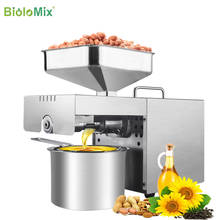 BioloMix-máquina de prensa de aceite de acero inoxidable, Extractor de aceite comercial para el hogar, 2021 V o 110V, disponible, novedad de 220 2024 - compra barato