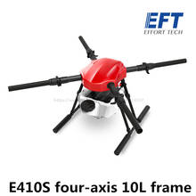 EFTE410 E410 S four-axis10L agricultural spray drone frame waterproof folding drone flight platform with X8 power systemParts 2024 - buy cheap