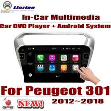 Reproductor de DVD y Radio para coche, sistema de pantalla HD, Audio, vídeo, estéreo, unidad principal de salpicadero, Android, para Peugeot 301 2012-2018 2024 - compra barato