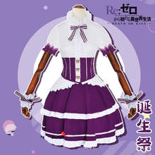 Hight Quality Anime Re:Life in a Different World from Zero Ram Rem Maid Dress Woman Cosplay Costume Dress + Belt + Boeknot +Hat 2024 - buy cheap