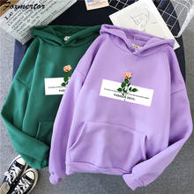 Foxmertor новые модные толстовки женские теплые Harajuku пуловер с принтом женские s оверсайз Досуг шикарные толстовки с длинными рукавами одежда 2024 - купить недорого