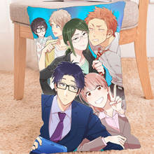 Capa de almofada dupla para decoração de casa, anime wotaku ni koi wa muzukashii otaku nifuji sensibilimakura 2024 - compre barato