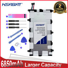 Аккумулятор HSABAT 0 цикл 6850 мач для SP4960C3B Samsung Galaxy Tab 2 7,0 и 7,0 Plus GT-P3100 P3100 P3110 P6200 2024 - купить недорого