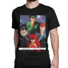Men Squad Goals 3D Tshirts Yu Yu Hakusho Yusuke Kurama Anime Sweatshirt Fun Camisas Round Neck Fitness Loose T-Shirts 2024 - buy cheap
