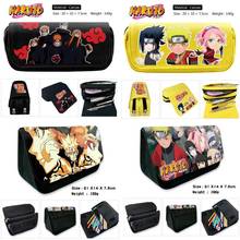 Anime Uzumaki-caja de papelería escolar para estudiantes, estuche de lona para lápices, bolsa de maquillaje, regalo 2024 - compra barato