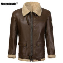 Casaco de couro montanhismo para homens, jaqueta de couro com zíper para motocicleta, jaqueta masculina de marca mt141 2024 - compre barato