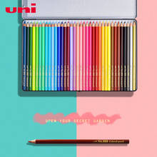 Uni-lápiz de colores oleoso clásico, caja de Metal de plomo para dibujar y dibujar, edición limitada, 36 colores, 888 2024 - compra barato