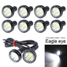 10 Pcs 23mm Eagle Eye High Power 4014 12SMD White 12V Car Fog DRL Bulb Reverse Backup Parking Signal 2024 - buy cheap