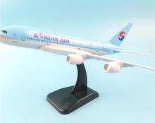 20 см корейский Air A380 модель самолета модели подарок на день рождения 1:400 Бесплатная доставка Рождественский подарок 2024 - купить недорого