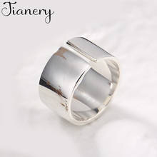 JIANERY Bohemian Vintage Silver Color Smooth Rings For Women Open Finger Rings Girls Christmas Gifts 2024 - buy cheap