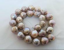 12-15mm Edison Pearl Purple Nucleated Baroque FreshWater pearl necklace 18” 36” 2024 - buy cheap