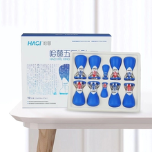HACI WU XING-Juego de ventosas para terapia magnética, agujas bipolares magnéticas de acupuntura al vacío, 10 unidades 2024 - compra barato