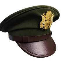 Boné verde do exército da segunda guerra mundial, chapéu militar masculino fashion estilo clássico para a coleção de cosplay show 2024 - compre barato