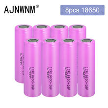 8pcs/lot Original 18650 3.7V 2600mAh LI-Ion batteries AJNWNM rechargeable Battery ICR18650-26F safe batteries Industrial use 2024 - buy cheap