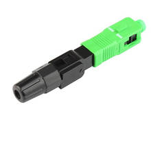 Free Shipping 100PCS SC APC Optical Fiber Cable Fast Cold Connection Adapter for CATV NetworkFTTH Quick Connector 2024 - buy cheap