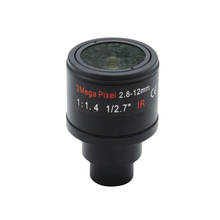Formatador 3mp 1/2.7 1/3 f1.8 1/4mm-12mm d14, lente de foco manual fixa íris 2024 - compre barato
