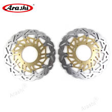 Arashi-rotores de disco de freno delantero flotante CNC, para SUZUKI GSXR1000 GSXR 1000 / ABS 2017 2018 2019 GSX1000R GSX-R GSXR1000 abs, 2 uds. 2024 - compra barato