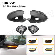 2PCS Dynamic LED Side Mirror Lights Sequential Blinker Lamp For Volkswagen VW Jetta Passat B7 Passat CC EOS Beetle Scirocco 2024 - buy cheap