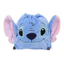 Disney stitch bolsa bonito ponto plush drawstring bolso ipad capa protetora bolsa protetora moeda 2024 - compre barato