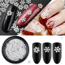 2021 White Snowflake Foil for Nails Decoration Fashion Metal Nail Art Accessories for Manicure Design 2024 - buy cheap