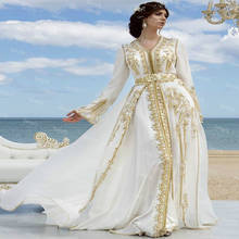 Женское вечернее платье с V-образным вырезом и длинным рукавом 2024 - купить недорого
