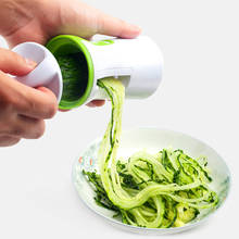 Portable Spiralizer Vegetable Slicer Stainless Steel Spiral Slicer Handheld Spiralizer Peeler for Potatoes Spaghetti Zucchini 2024 - buy cheap