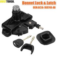 Car Accessories Replacement Transit parts For Ford Transit MK7 Bonnet Lock And Latch With 2 Keys 2006 - 2013 2024 - buy cheap