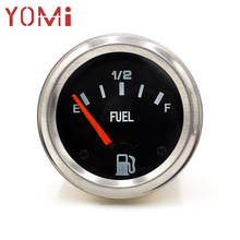 Yomi-medidor de nível de combustível para carro, 2 polegadas, 52mm, 12v, mecânico, preto, indicador de nível de combustível, 2-f, ponteiro vermelho 2024 - compre barato