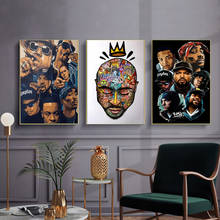 Fashion West Coast Hip Hop Tupac Music Poster and Prints Canvas Painting on Wall Art 2PAC Picture for Home Room Decoration 2024 - buy cheap