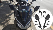 Espejo retrovisor modificado para motocicleta, soporte frontal, accesorios para Honda PCX150 pcx125 PCX 150 125 2024 - compra barato