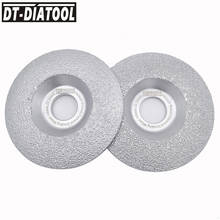 DT-DIATOOL 2pcs Diameter 100mm/4" Vacuum Brazed Diamond Grinding Disc Bore22.23 Granite Marble Natural Stone Ceramic Grind Wheel 2024 - buy cheap