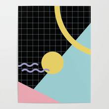 Imagens de decoração caseira hd estampadas, arte de parede modular 80s, poster retrô, pintura em tela para sala de estar, sem moldura 2024 - compre barato