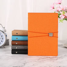 A5 journal School Stationery Writing Notebook Business Travel Bandage Diary Notepad Pu Leather Planner Notebook 2024 - buy cheap