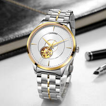 CADISEN-Reloj de pulsera para hombre, accesorio Masculino resistente al agua 50m, con mecanismo automático de movimiento dorado, complemento mecánico de marca de lujo para negocios 2024 - compra barato