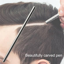 Professional Magic Engrave Beard Hair Scissors Eyebrow Carve Pen Tattoo Barber Hairdressing Scissors Eyebrow Oil Head Carving 2024 - buy cheap