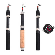 Ice Fishing Rod Reel Winter Short FRP Fiber Telescopic Pole Portable River Shrimp Carp Fishing Pole for Freshwater 2024 - buy cheap