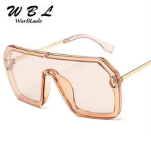 Óculos de sol feminino warblade, armação grande, vintage, quadrados, oval, 2019 2024 - compre barato