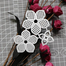 3pc Flower Frame METAL CUTTING DIES Stencil Scrapbooking Photo Album Card Paper Embossing Craft DIY 2024 - buy cheap