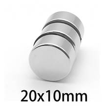 2-100pcs Powerful Magnets 20x10mm rare earth Permanent Round Magnet  Super Strong  20*10mm Neodymium Magnetic 2024 - buy cheap