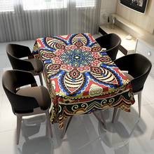 GNHYLL Printed tablecloth Polyester cotton Mandala ethnic style Disposable tablecloth Wedding Dining Table Cover Tea Table Cloth 2024 - buy cheap