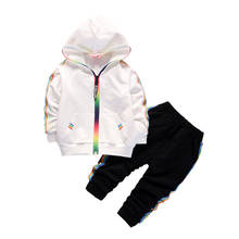 New Spring Autumn Baby Fashion Clothes Kids Boy Hoodies Girls Pants 2Pcs/sets Children Toddler Clothing Infant Cotton Sportswear 2024 - buy cheap