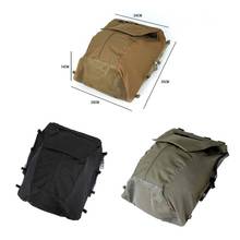 2019 New TMC Military Airsoft Tactical Vest BK/CB/RG Zipper Pouch Bag Zip Panel Back Pack Detail revision 2024 - buy cheap